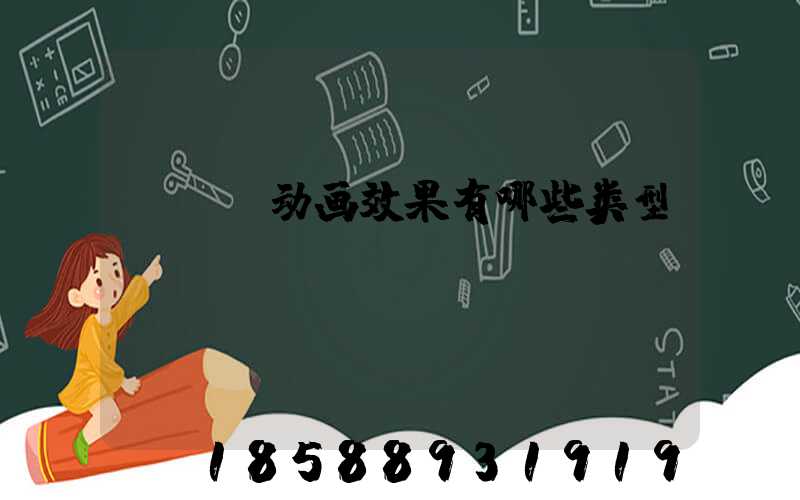 ppt动画效果有哪些类型